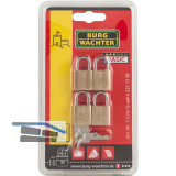 BURG-W�CHTER Vorhangschlossset 222 Quadro gleischsperrend, 30 mm SB-4