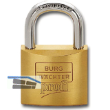 BURG-W�CHTER Vorhangschloss 116 Profi, verschiedensperrend, Breite 30 mm