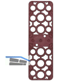 GV Unterlegplatte, 160 x 50 x 2 mm, Kunststoff rot