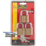 BURG-W�CHTER Vorhangschlossset 405 Trio gleichsperrend, 40 mm SB-3