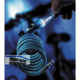 BURG-W�CHTER Spiral-Seilschloss 340 L mit Licht SB, L�nge 1800 mm