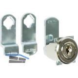 BURG Universalzylinder ZS 82, Materialst�rke 1-2 + 4-5 mm, verchromt