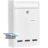 BURG Aufh�ngebriefkasten POCKET - Stahlblech verzinkt wei�