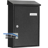 BURG Aufh�ngebriefkasten LETTER - Stahl verzinkt eisenf�rbig