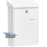 BURG Aufh�ngebriefkasten DAILY - Stahl verzinkt wei�