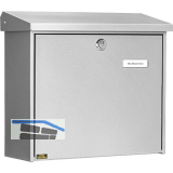 BURG Aufh�ngebriefkasten COMFORT - Stahl verzinkt silberf�rbig