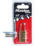 MASTER LOCK Vorhangschloss 620 EURD Zahlenschloss, 20 mm,Messing Finish SB