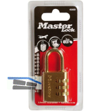 MASTER LOCK Vorhangschloss 630 EURD Zahlenschloss, 30 mm,Messing Finish SB