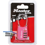 MASTER LOCK Kabelschloss 4688 EURD TSA mit Zahlenkombination, bunt, SB