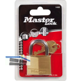 MASTER LOCK Vorhangschloss 140 EURD Messing, Breite 40 mm, verschsp. SB