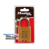 MASTER LOCK Vorhangschloss 651 EURD Zahlenschloss, 50 mm, Messing SB