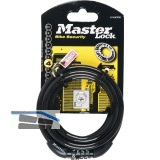 MASTER LOCK Spiral-Kabelschloss 8143 EURDPRO mit Zahlenkombination 1200 mm SB