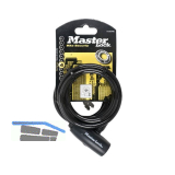 MASTER LOCK Spiral-Kabelschloss 8126 EURDPRO mit Schl�ssel, verschsp. SB