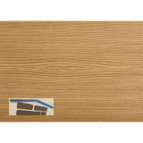 Hohlkammerleiste mit Fahne, 50/7 mit selbstklebender Folie, bergkiefer