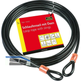 BURG-W�CHTER Sicherheitskabel/Spiralkabel mit �sen 750, L�nge 10 Meter