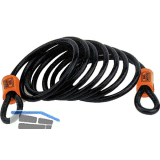 BURG-W�CHTER Sicherheitskabel/Spiralkabel mit �sen 750, L�nge 2,5 Meter