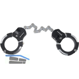 MASTER LOCK Kettenschloss STREET CUFF 8290 EURD im Handschellendesign, schwarz