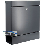 BURG Briefkasten SEATTLE mit Zeitungsbox, Stahl verzinkt anthrazit