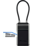 MASTER LOCK Schl�sselsafe 5482 EURD mit flexiblem Kabelb�gel, schwarz/grau
