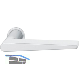 FSB Steckgriff 15 1005 auf Mini-Rosette, T�rst�rke 39-48 mm, Edelstahl matt