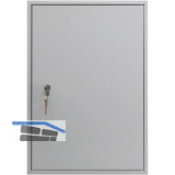 BURG-W�CHTER Schl�sselschrank PZ 6850, mit 200 Haken, Stahl lichtgrau