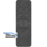 GV Unterlegplatte, 180 x 60 x15 mm, Kunststoff, grau
