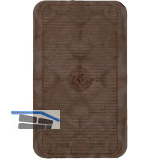 GV Unterlegplatte, 100 x 60 x 10 mm, Kunststoff braun