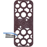 GV Unterlegplatte, 120 x 50 x 2 mm, Kunststoff, rot