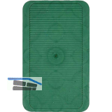 GV Unterlegplatte, 60 x 40 x 5 mm, Kunststoff gr�n