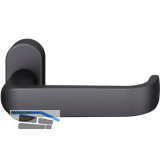 FSB FH-Rahment�rdr�cker 09 1268 Standfl�gel ovale Rosette Aluminium schwarz