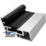 Zargenprofil AL-Basis-D Edelstahl-Effekt