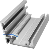 Basisprofil 41AL-Frame-D Edelstahl-Effekt