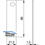 Unterlegplatte AL-Office-CU-XL-Dorma