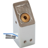 Glashalter SBA eckig, offen, verstellbar