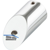 Wandhalter f�r Stabilisationsstange SBA, 45�, Messing verchromt poliert