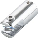 Deckenhalter f�r Stabilisationsstange SBA, 50 x 22 mm, Messing verchromt poliert