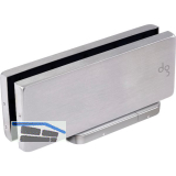 DORMA-Glas Unterer Eckbeschlag Universal MotionNG33, silber eloxiert