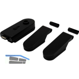 Beschlagsgarnitur Studio Rondo PZ, Alu schwarz matt RAL 9005 (10.102)