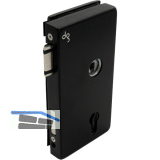 Schloss JUNIOR OFFICE CLASSIC PZ mit Wechsel,rechts,schwarz matt RAL9005(11.281)