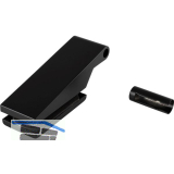 DORMA-Glas Bandoberteil mit H�lse Studio Classic 10.021, schwarz matt