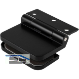 DORMA-Glas T�rband m. Rahmenteil Junior Office 12.090, Glas 8-10 mm,schwarz matt