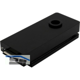 Schloss Studio 1121 unversperrbar, Glas 8 mm, Alu schwarz RAL 9005 (10.150)