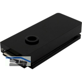 Schloss Studio 1121 unversperrbar, Glas 8 mm, Alu schwarz RAL 9005 (10.149)