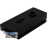 Schloss Studio 1121 PZ mit Wechsel, Glas 8 mm, Alu schwarz RAL 9005 (10.148)