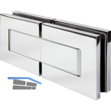 DORMA-Glas Duscht�rband MORANO S1 180� Glas-Glas, Messing glanzverchromt