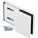 DORMA-Glas L�ngsverbinder 180� Glas-Wand MORANO S1,S1XL/TANORA S1,S2,verchromt