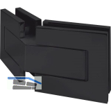 DORMA-Glas Duscht�rband MORANO S1 135� Glas-Glas, Messing schwarz matt RAL 9005