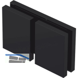 DORMA-Glas L�ngsverbinder 180� Glas-Glas MORANO S1,S1XL/TANORA S1,S2, schwarz