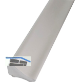 Schwallschutz 15 x 9 x 2000 mm, Aluminium silber gl�nzend