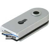 Schloss Studio Rondo PZ mit Wechsel, Glas 8 mm, silber eloxiert (10.202)